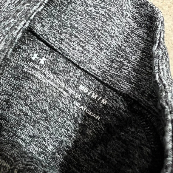 Under Armour HeatGear Activewear Jacket Gray Long Sleeve 1/2 Zip Women’s Medium - Picture 10 of 11